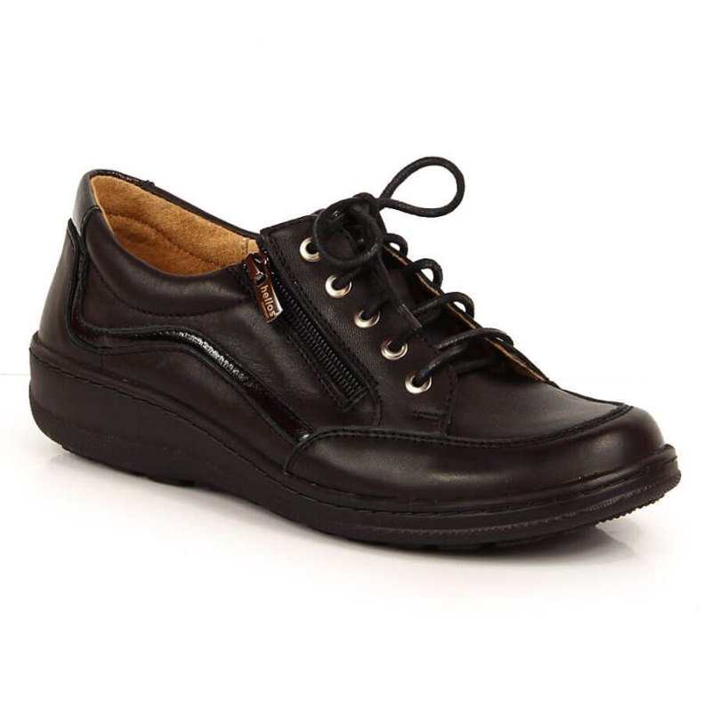 Helios H411a Pantofi negri negru Helios H411a Pantofi negri negru