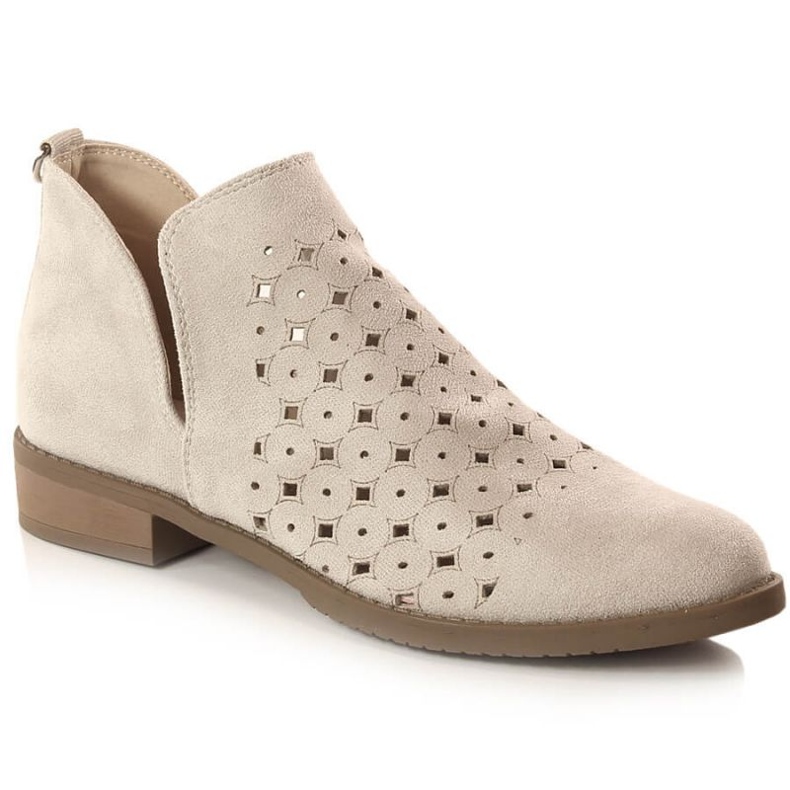 M.Daszyński Openwork Boots M. Daszyński San12b bej