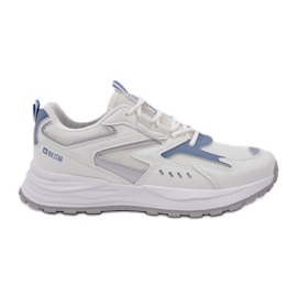 Big Star Pantofi sport pentru femei Star Big NN274A094 Sistem Hi-Poly Sistem albastru alb-albastru