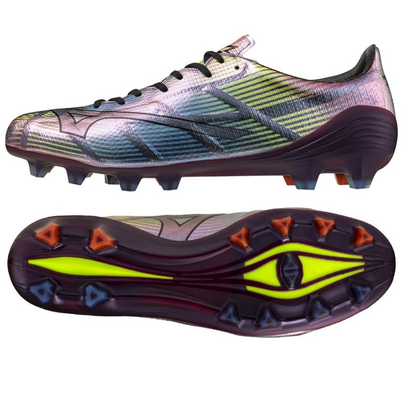 Mizuno Afla II Japonia FG P1GA256001 Pantofi de fotbal argint