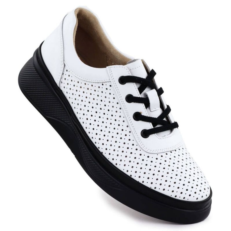 Pantofi deschise pe platforma albă Vinceza 79506