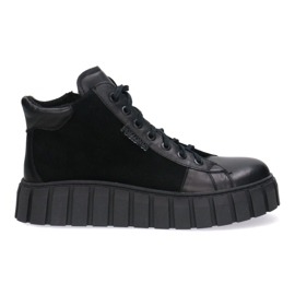 Pantofi pentru femei pentru femei Pollonus Black Face 5-1575-004 negru