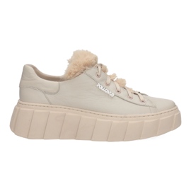 Pantofi pentru femei pentru femei Pollonus Vanilla Verona 5-1616-001 bej