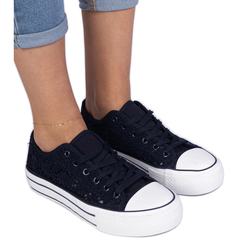 Openwork Women's Andiakers Blue Blue albastru