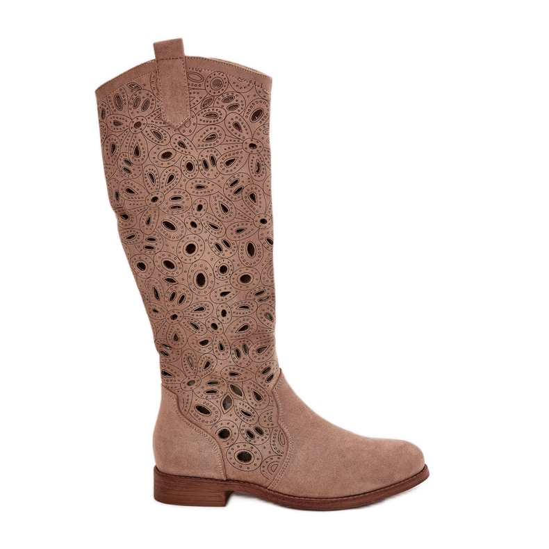 S.Barski Openwork Flat Heels Hy51-176 bej S.Barski Openwork Flat Heels Hy51-176 bej