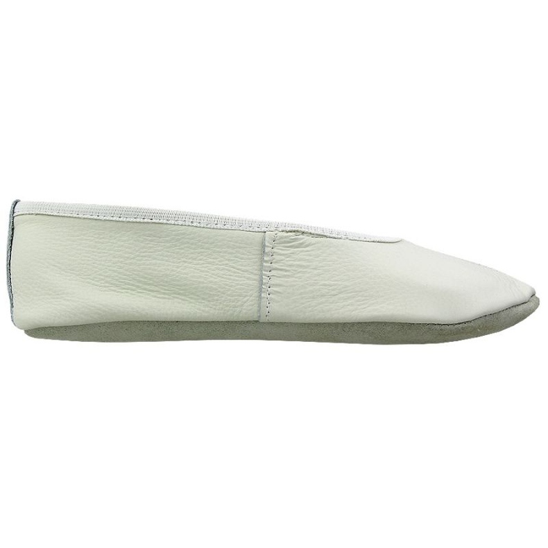 Pantofi de balet gimnastici eco-alb