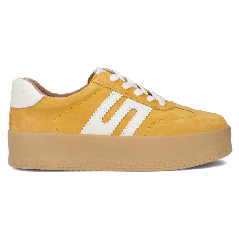 Adidași din piele Filippo DP6994/25 żółty Suede galben