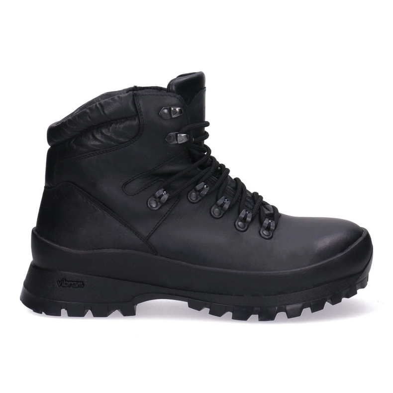 Pollonus Pantofi tactici de trekking solid-myśliwskie bison polulonus negru 6-0126-001