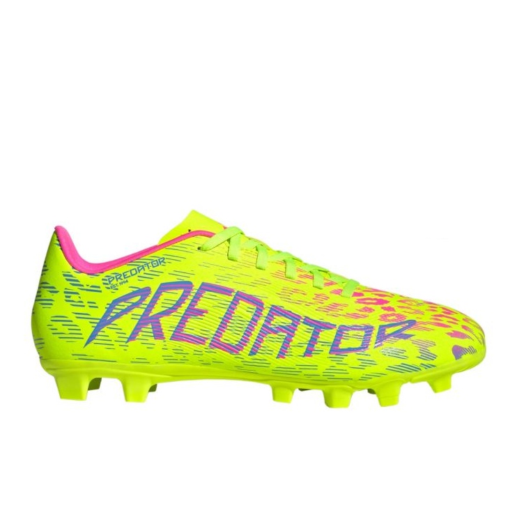 Adidas Predator Club FG/MG ID1324 Pantofi de fotbal galben Adidas Predator Club FG/MG ID1324 Pantofi de fotbal galben