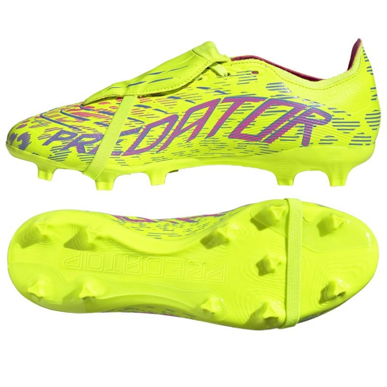 Adidas Predator League FT FG/MG JP9827 Pantofi de fotbal galben