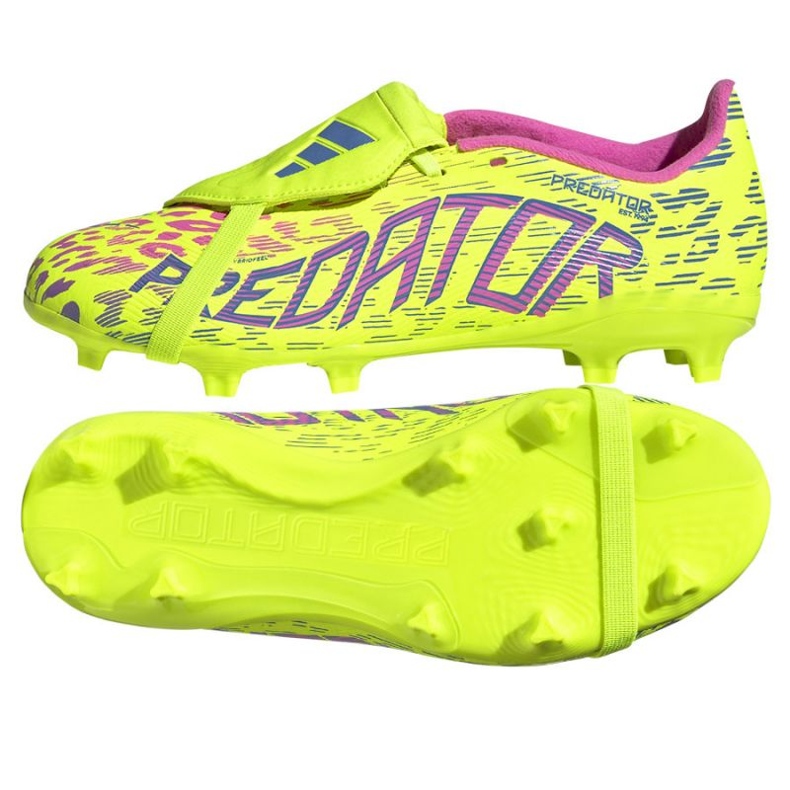 Adidas Predator League FT FG JP9837 Pantofi de fotbal galben Adidas Predator League FT FG JP9837 Pantofi de fotbal galben