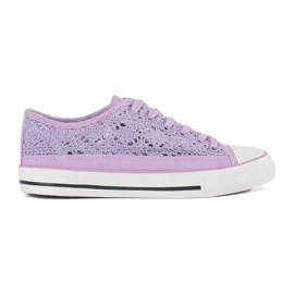 Adidași Violet Openwork Legate