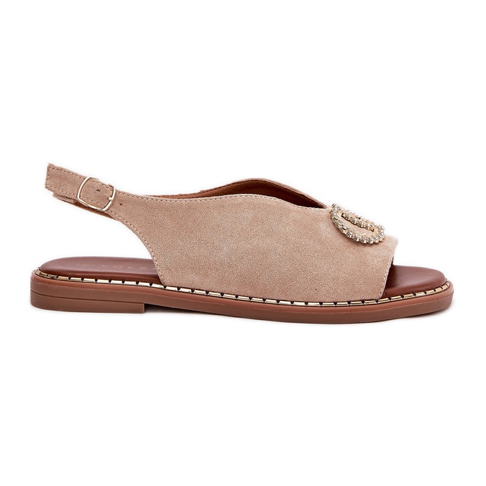 Sandale pentru femei cu Ralisses Eco Beige cu baie plată bej Sandale pentru femei cu Ralisses Eco Beige cu baie plată bej