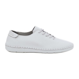 S.Barski Pantofi cu piele albă LR51-645 Pantofi din piele albă S.Barski Pantofi cu piele albă LR51-645 Pantofi din piele albă