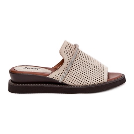 Jezzi Pâinea femeilor cu o curea decorativă bej