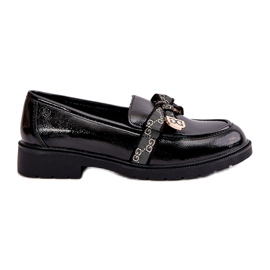 S.Barski Picted Women’s Loafers With Bows S. Barski Hy42-331a Negru S.Barski Picted Women’s Loafers With Bows S. Barski Hy42-331a Negru