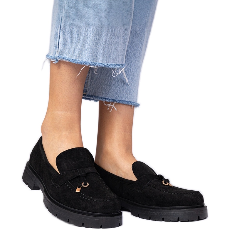 Plăceri negri de la Ekozamsz cu decorare negru