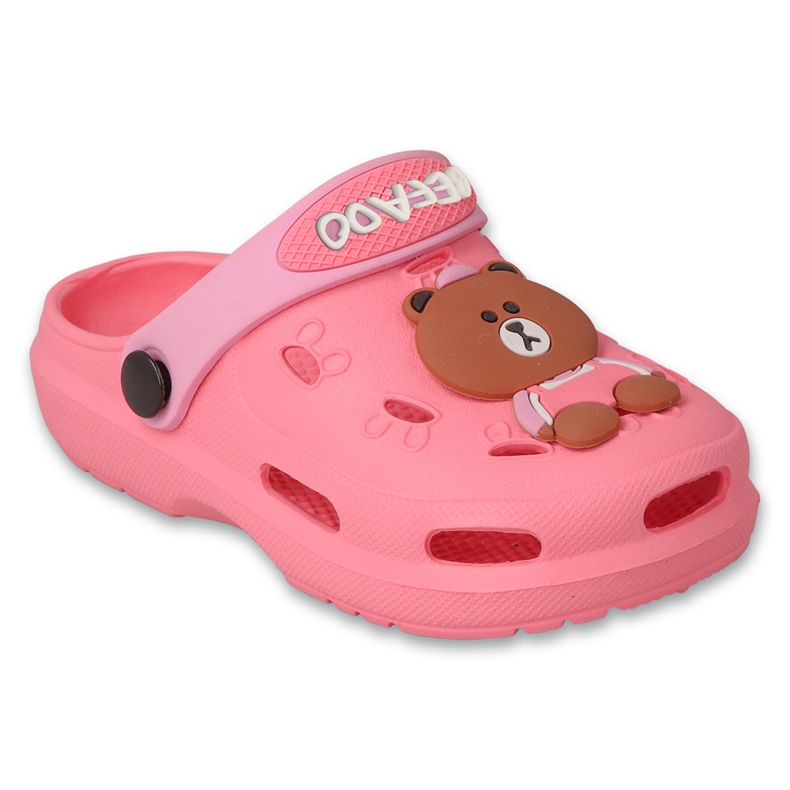 Befado Pink Children's Flip Flops 159p114 Bears roz