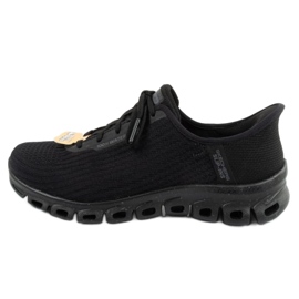 Skechers Glide Pasul 104571/BBK Pantofi negri cu membrană negru