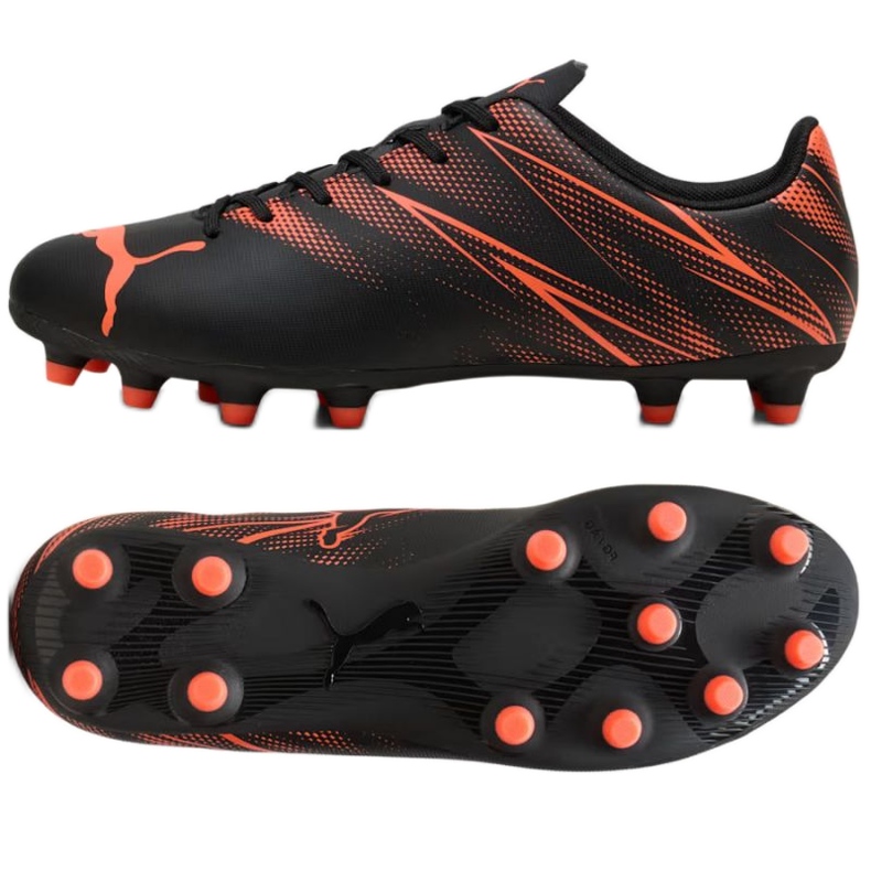 PUMA ATTACANTO FG/AG 107477-12 Pantofi de fotbal negru PUMA ATTACANTO FG/AG 107477-12 Pantofi de fotbal negru