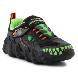 Skechers Skech-a-Saurus-Dino 400112L-BKLM Shine pantofi negru