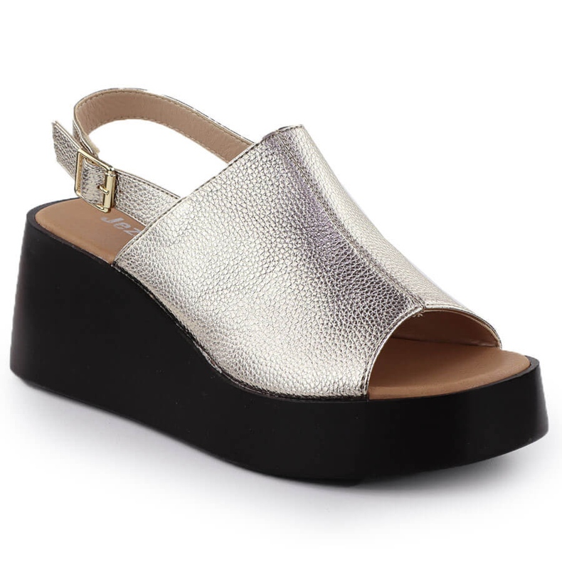 Sandale pentru femei pe platforma Golden Jezzi 24130 de aur Sandale pentru femei pe platforma Golden Jezzi 24130 de aur