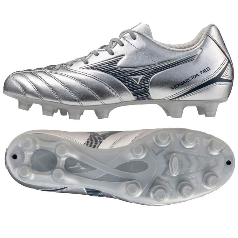 Mizuno Mizuno Neo III Selectați P1GA252504 Pantofi de fotbal argint