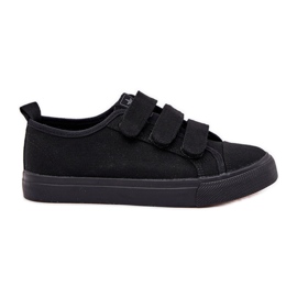 Adidatori cu Velcro cu tineret negru Adidatori cu Velcro cu tineret negru