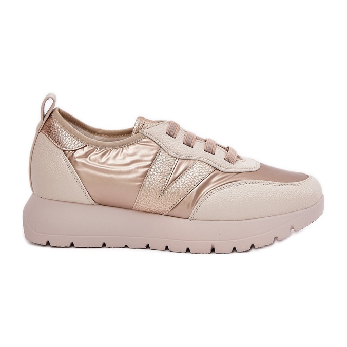 Vinceza Pantofi sport pentru femei pe platforma Vincez 58510 Zlotys de aur