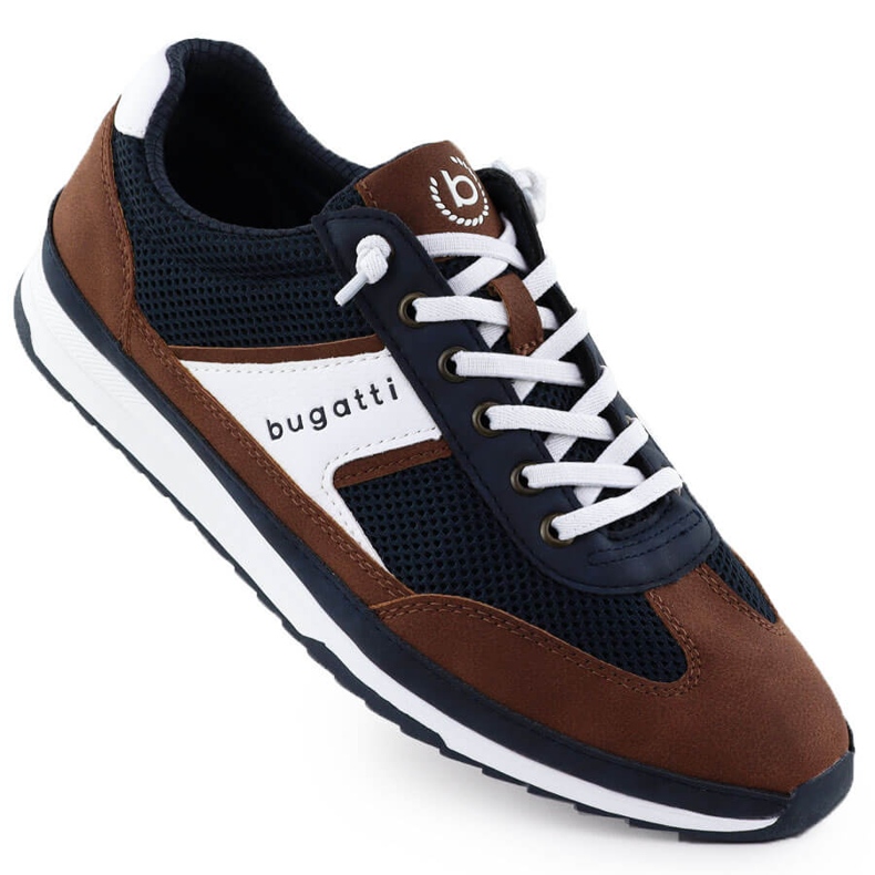 Pantofi sport pentru bărbați casual casual albastru bugatti RR153131
