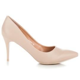 Ideal Shoes Tocuri înalte bej