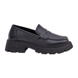 Mocasini pentru femei cu piele ecologică neagră negru Mocasini pentru femei cu piele ecologică neagră negru