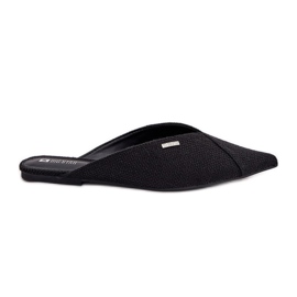Big Star Flip -flops pentru femei cu degetele de la picioare mari RR274210 Negru