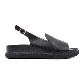 Goodin Sandale negre confortabile pentru femei negru