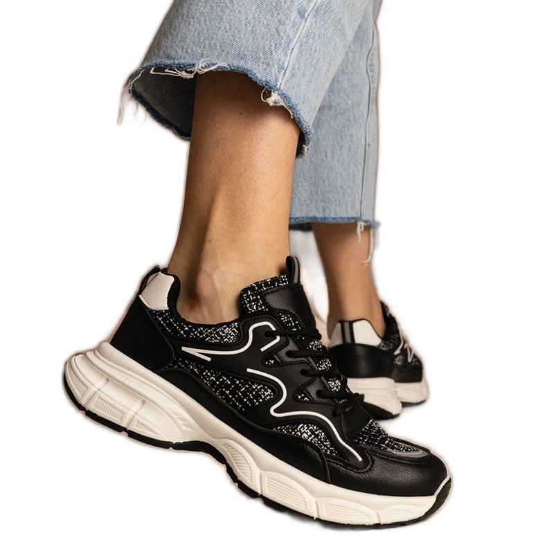 Adidași negri adidași sportivi negru