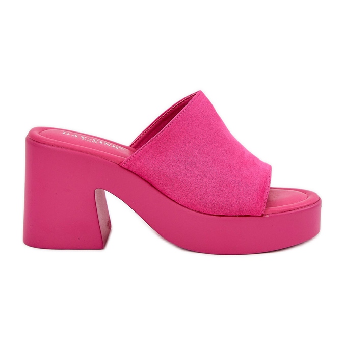 Flip -flops pentru femei pe pilon și platformă Fuchsia roz