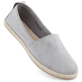Espadrilles pentru femei glisante pentru femei Grey Potocki PY16332 gri