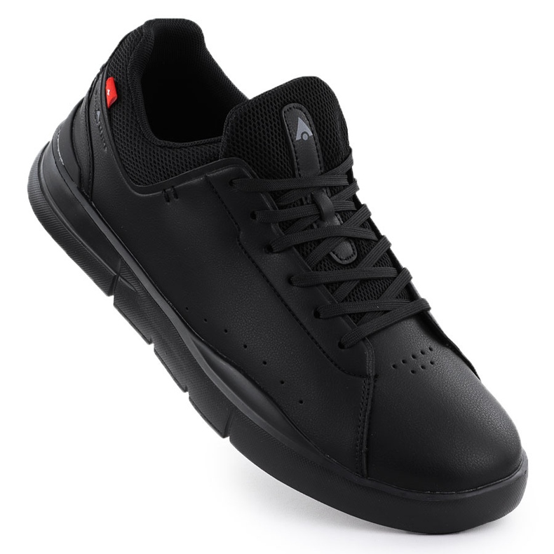 Pantofi sport din piele masculi Black McArthur MC19 negru Pantofi sport din piele masculi Black McArthur MC19 negru