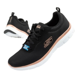 Pantofi Skechers Flex Appeal 4.0 Brillant View 149303/BKRG negru Pantofi Skechers Flex Appeal 4.0 Brillant View 149303/BKRG negru