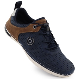 Pantofi sport pentru bărbați casual casual Bugatti Bugatti 21-ASG03-5000 albastru