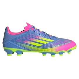 Adidas F50 League MG IE1236 Pantofi de fotbal albastru Adidas F50 League MG IE1236 Pantofi de fotbal albastru