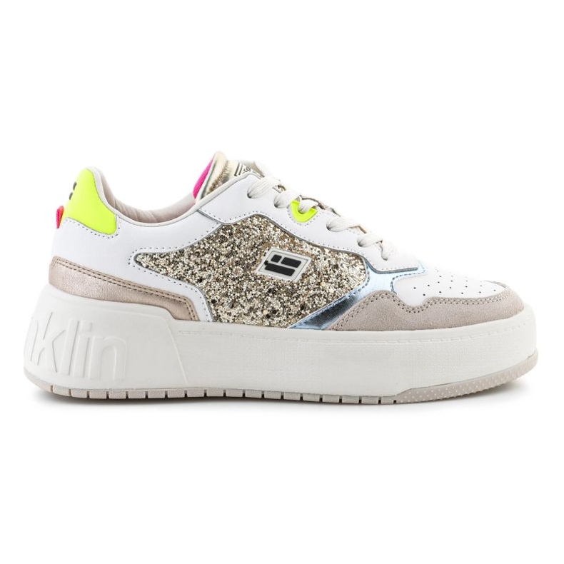 D.Franklin Court Glitter de bază DFSH321096-Gold Shoes alb