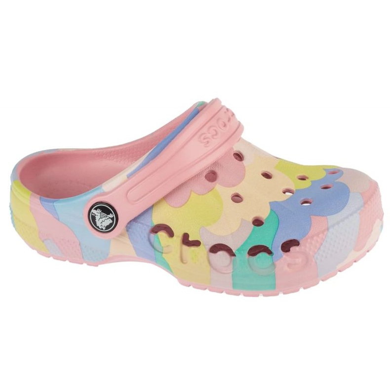 CROCS Baya tipărit sezonier 209728-606 Flip-Flops roz