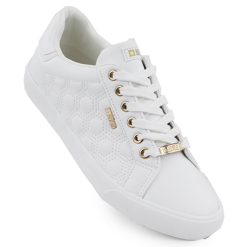 Adidași pentru femei Ecoski White Big Star RR274322 alb