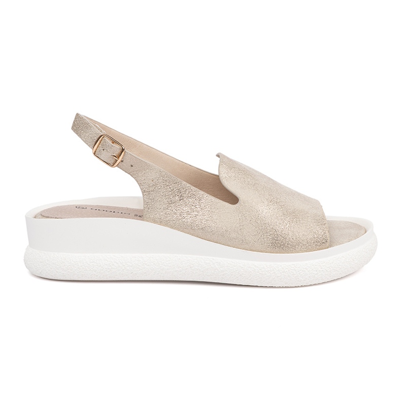 Goodin Sandale de aur confortabile pentru femei