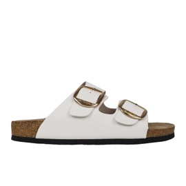 Papuci pentru femei Lee Cooper LCW-25-35-3484L White alb Papuci pentru femei Lee Cooper LCW-25-35-3484L White alb