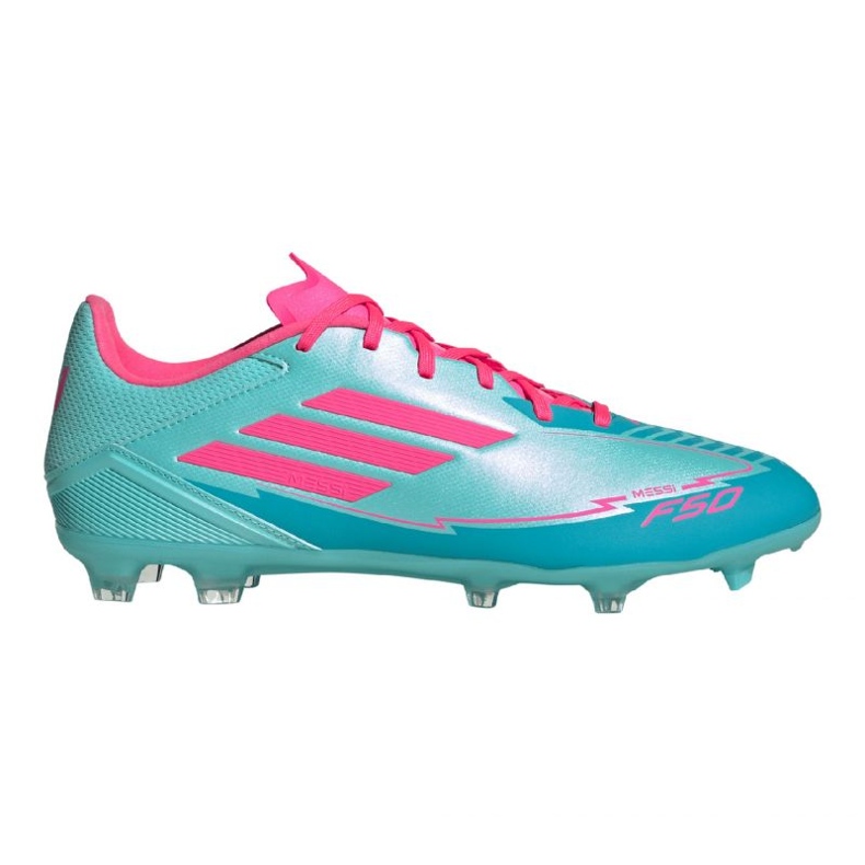 Adidas F50 League FG/MG Messi IH0928 Pantofi de fotbal albastru
