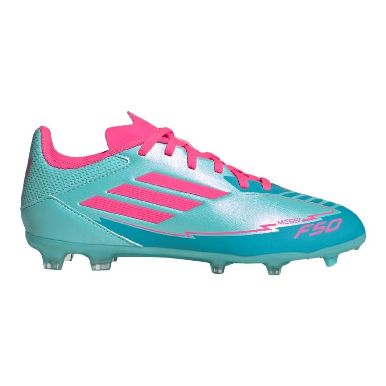 Adidas F50 League FG/MG Messi IH0931 Pantofi de fotbal albastru