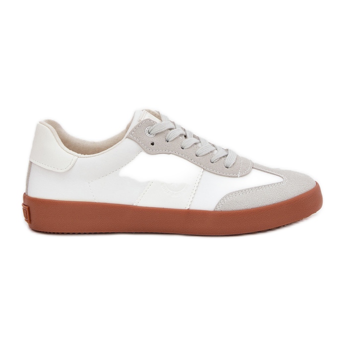 Adidași pentru femei Big Star RR274371 alb-cenușiu