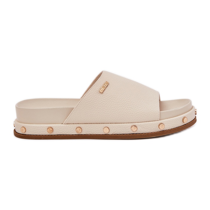 Flip -flops pentru femei pe platformă cu Big Star RR274215 bej
